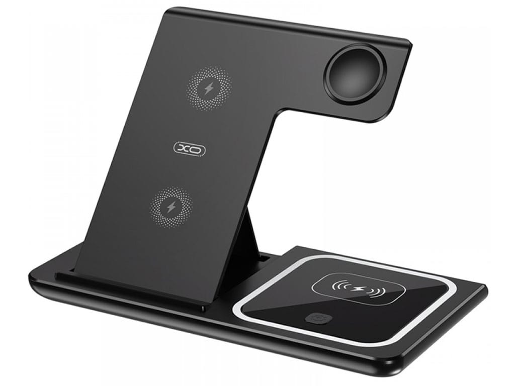 شارژر بی‌ سیم سه منظوره 15 وات ایکس‌او XO 15W Wireless Charger (Watch   Phone   Earphone) WX023