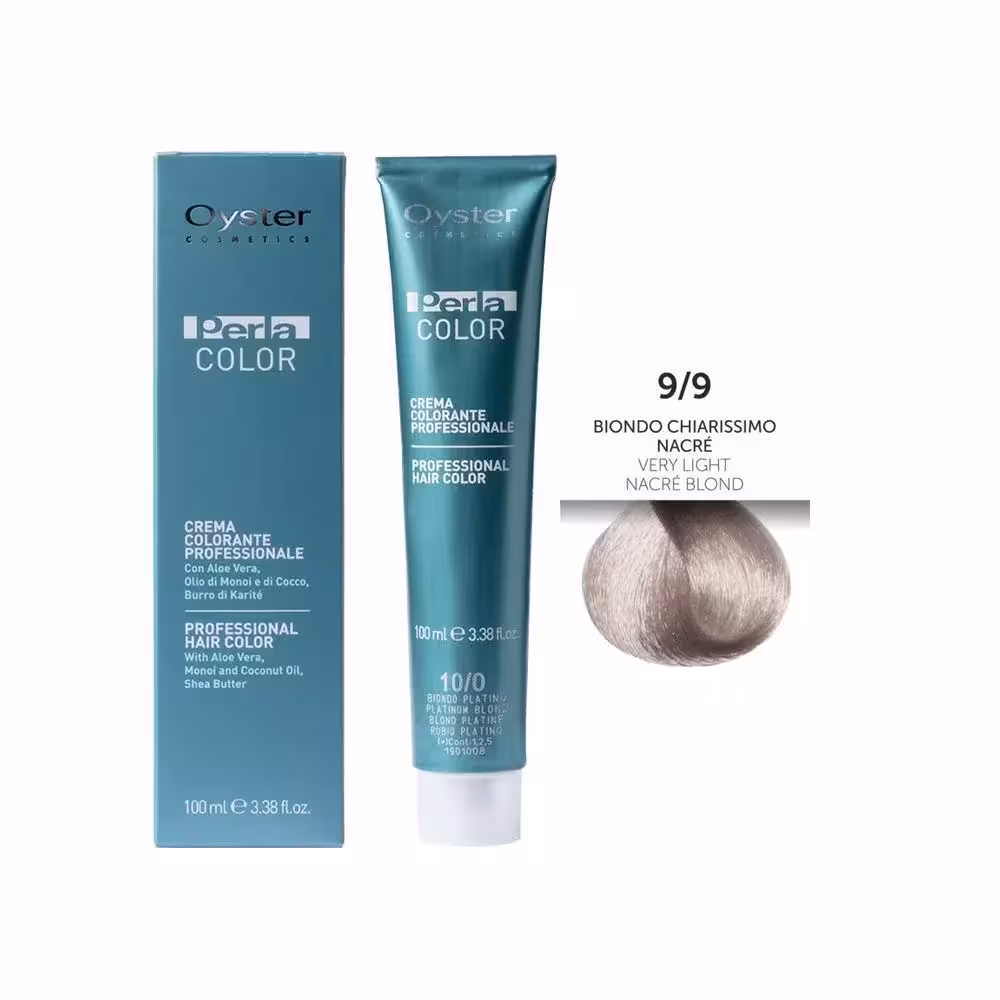 رنگ مو بلوند صدفی خیلی روشن اویستر شماره 9.9