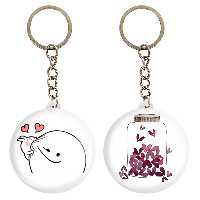 جاکلیدی خندالو مدل عاشقانه کد 18531862 مجموعه 2 عددی