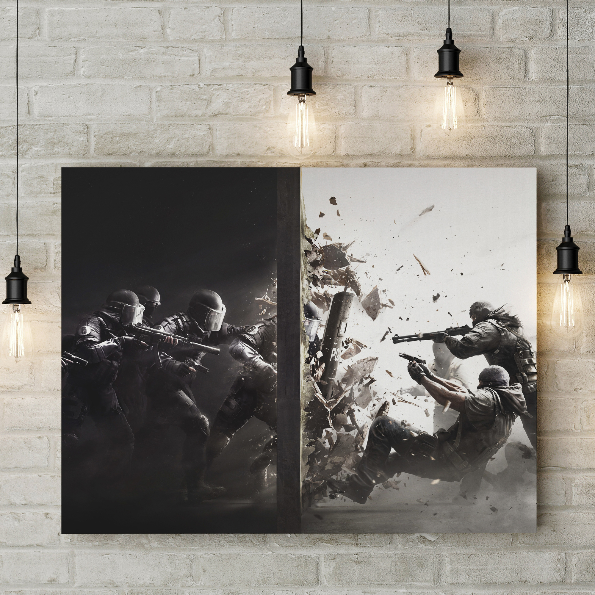 تابلو بوم مدل بازی Rainbow Six کد G-002