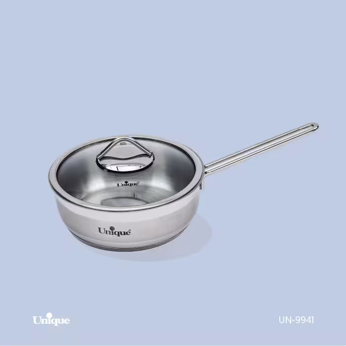 تابه درب دار تک دسته استیل 20 یونیک کد محصول: UN-9941