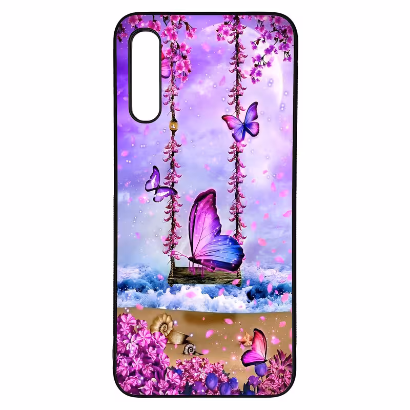 کاور طرح پروانه کد G-028 مناسب برای گوشی موبایل سامسونگ Galaxy A50s / A50 / A30s | دیجی قاب دونی