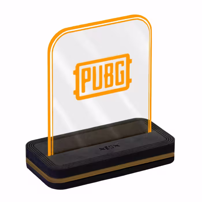 چراغ رومیزی مدل نئون PUBG_AC