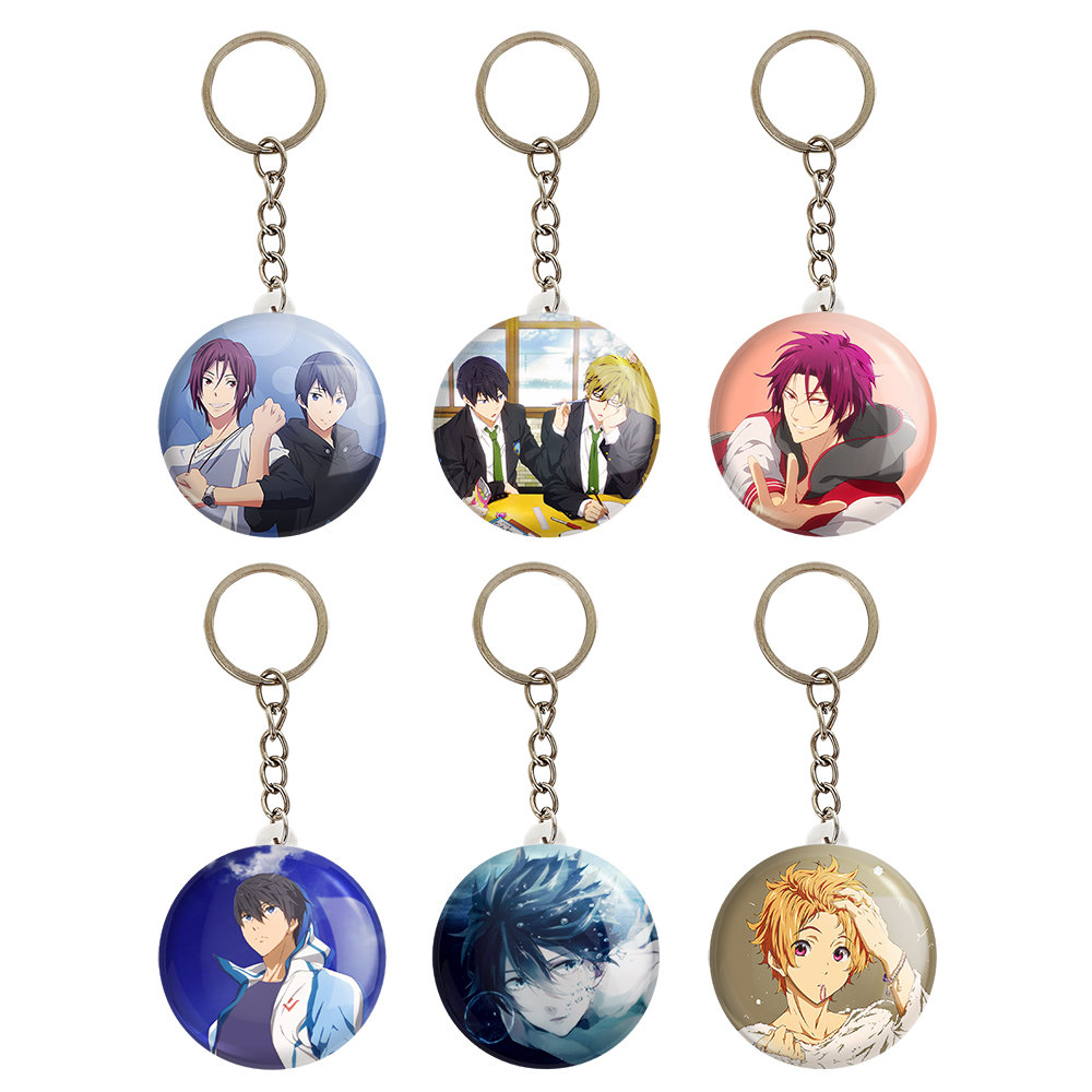 جاکلیدی خندالو مدل انیمه فری کد 802A مجموعه 6 عددی