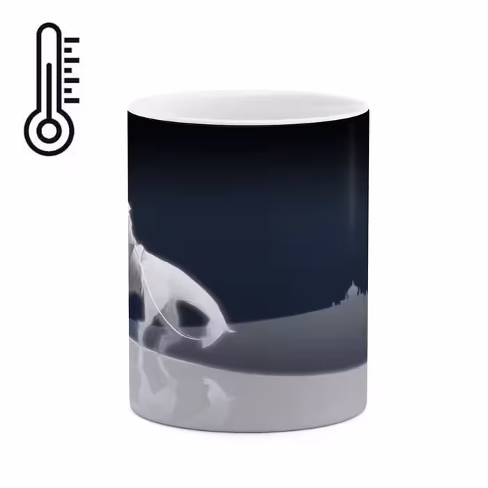 ماگ حرارتی کاکتی طرح نقاشی مدل mgh13954