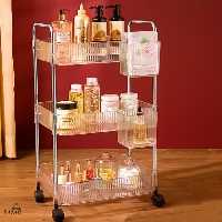 ترولی 3 طبقه چرخ دار لیمون کد 2373