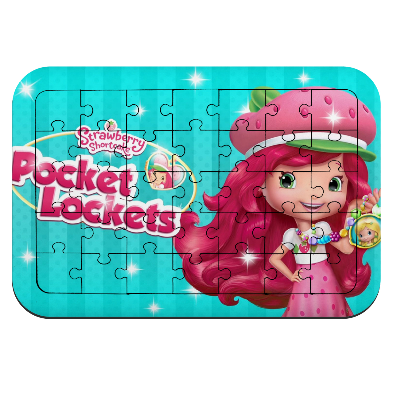 پازل 35 تکه طرح دختر توت فرنگی مدل NI785