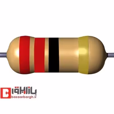 مقاومت 22 اهم 1/4 وات 5 درصد