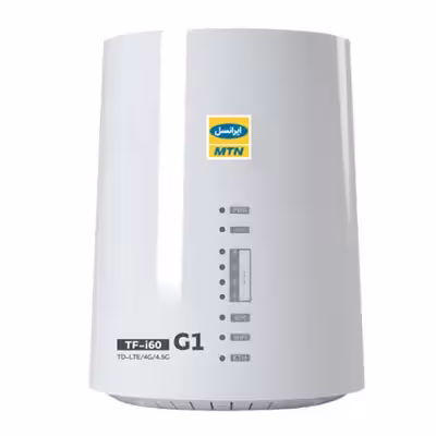 مودم 4G/TD-LTE ایرانسل مدل TF i60 G1 به همراه سیم کارت دو قلو و 24 گیگابایت اینترنت سه ماهه و 45 گیگابایت اینترنت شش ماهه و 2 عدد سیم کارت دائمی طلایی