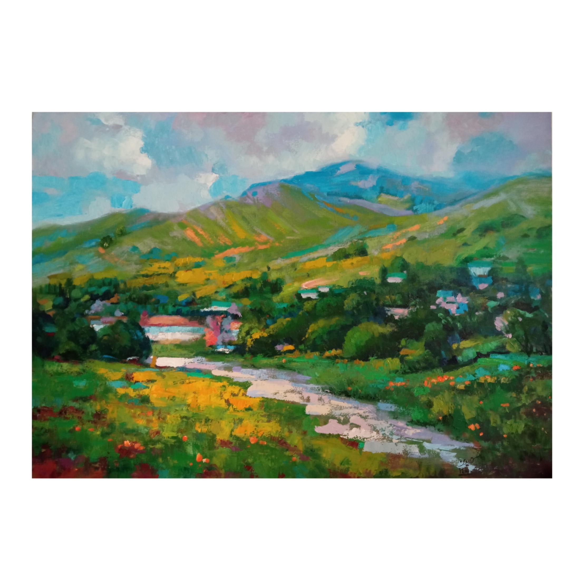 تابلو نقاشی رنگ روغن کد 1006