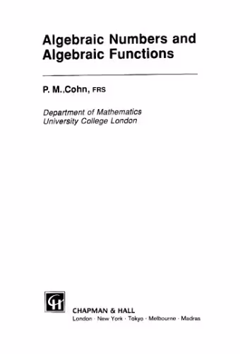 خرید و دانلود نسخه کامل کتاب Algebraic numbers and algebraic functions