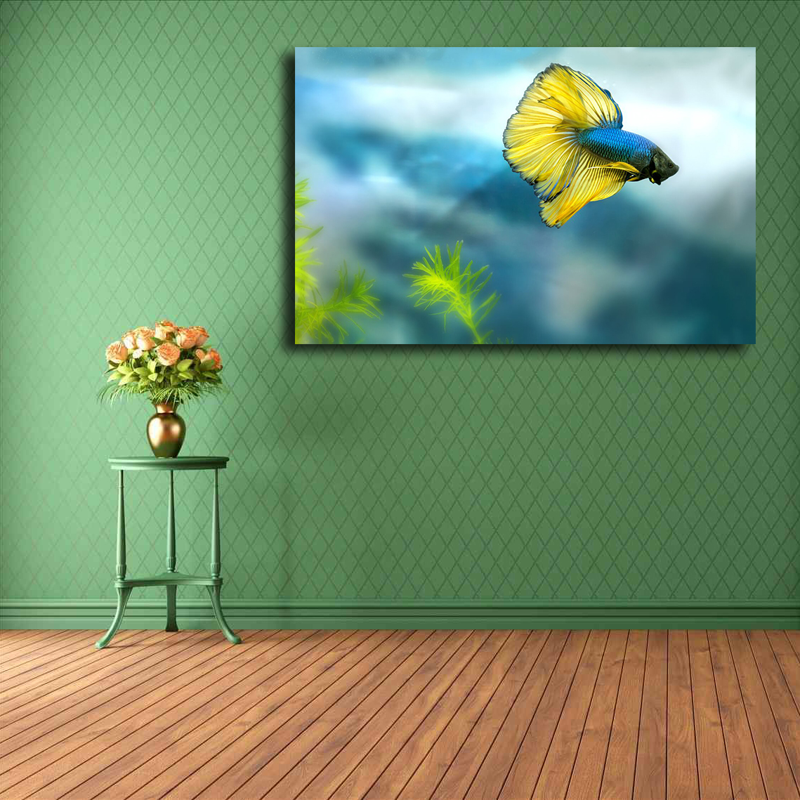 تابلو شاسی مدل ماهی ها کد 28