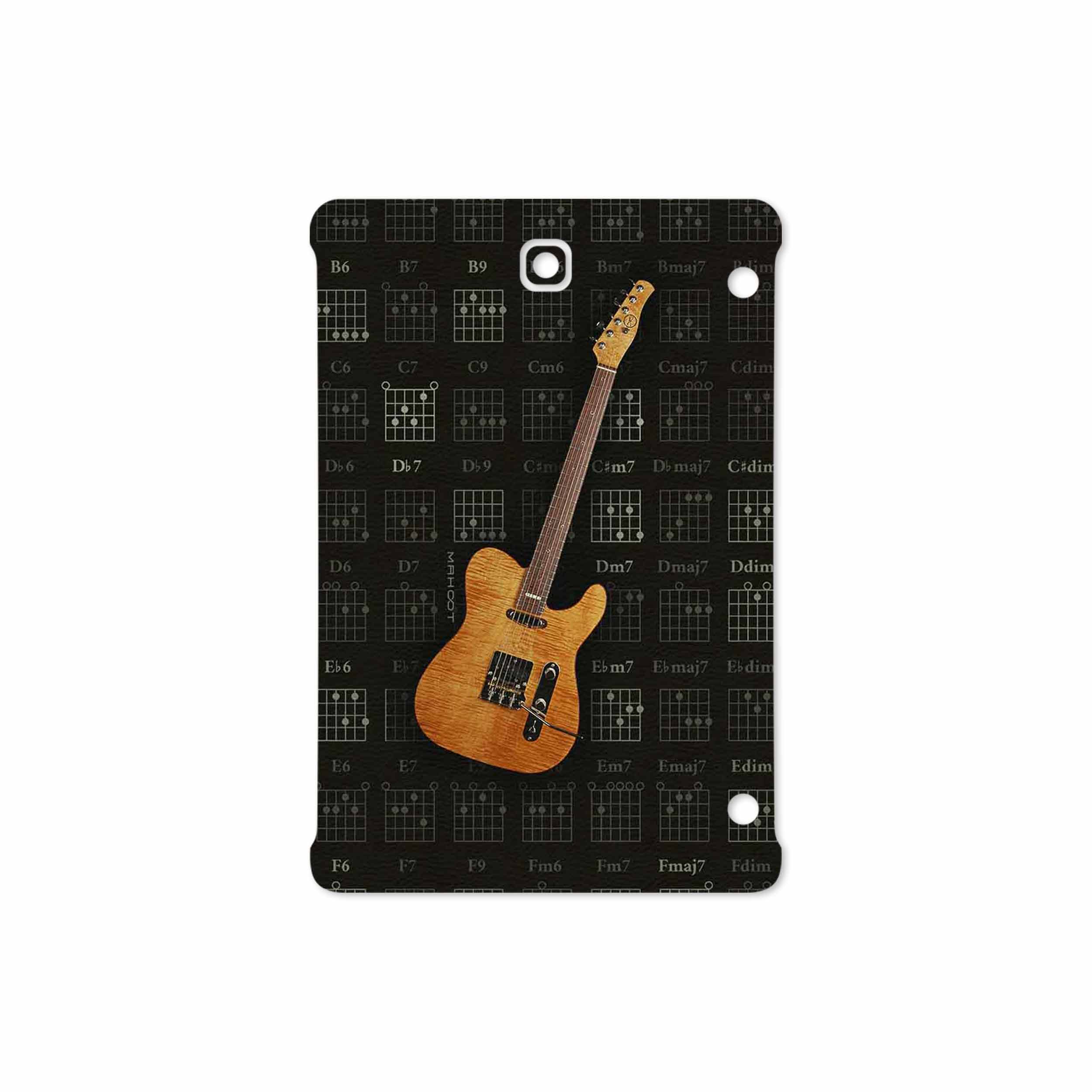 برچسب پوششی ماهوت مدل Guitar-Instrument مناسب برای تبلت سامسونگ Galaxy Tab S2 8.0 2015 T715