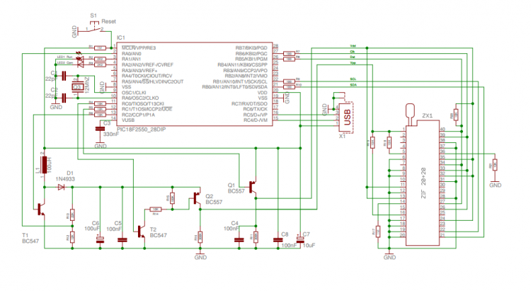 نرم افزار ویندوز PIC Programmer Schematic And Software
