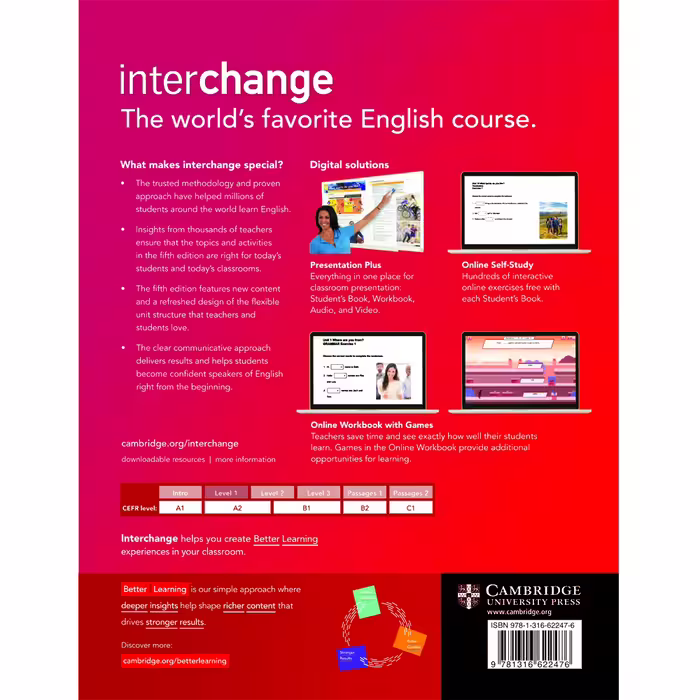 کتاب Interchange 1 اثر جمعی از نویسندگان انتشارات Cambridge