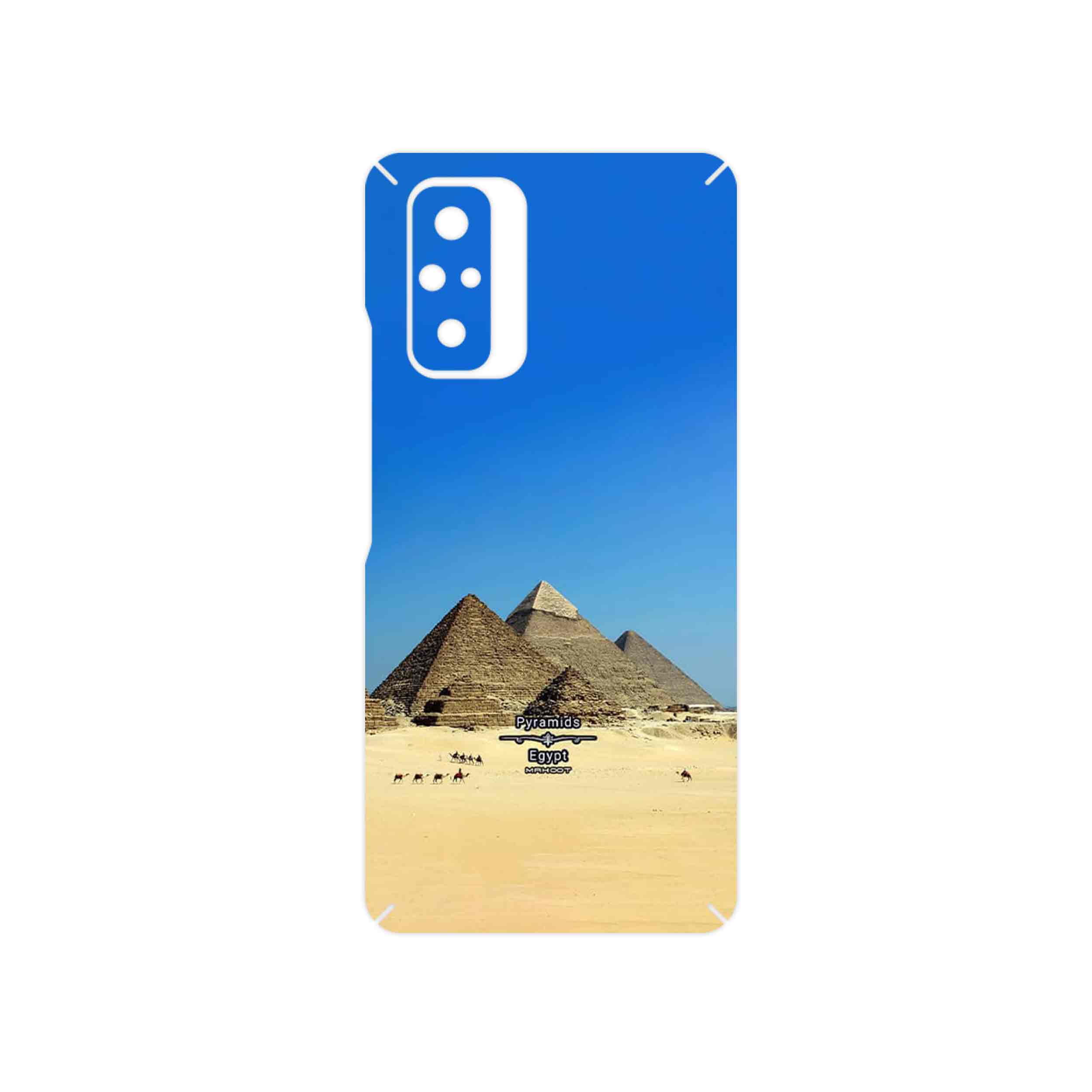 برچسب پوششی ماهوت مدل Pyramids of Egypt مناسب برای گوشی موبایل شیائومی Redmi Note 10 Pro Max