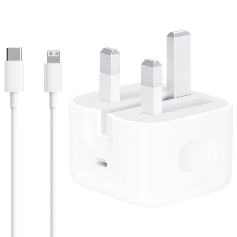 شارژر دیواری فست شارژ iPhone 12 Pro Max/13 Pro Max 3A 20W   کابل آیفونی