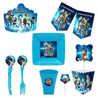  مجموعه 72 عددی تم تولد طرح فرفرهای انفجاری