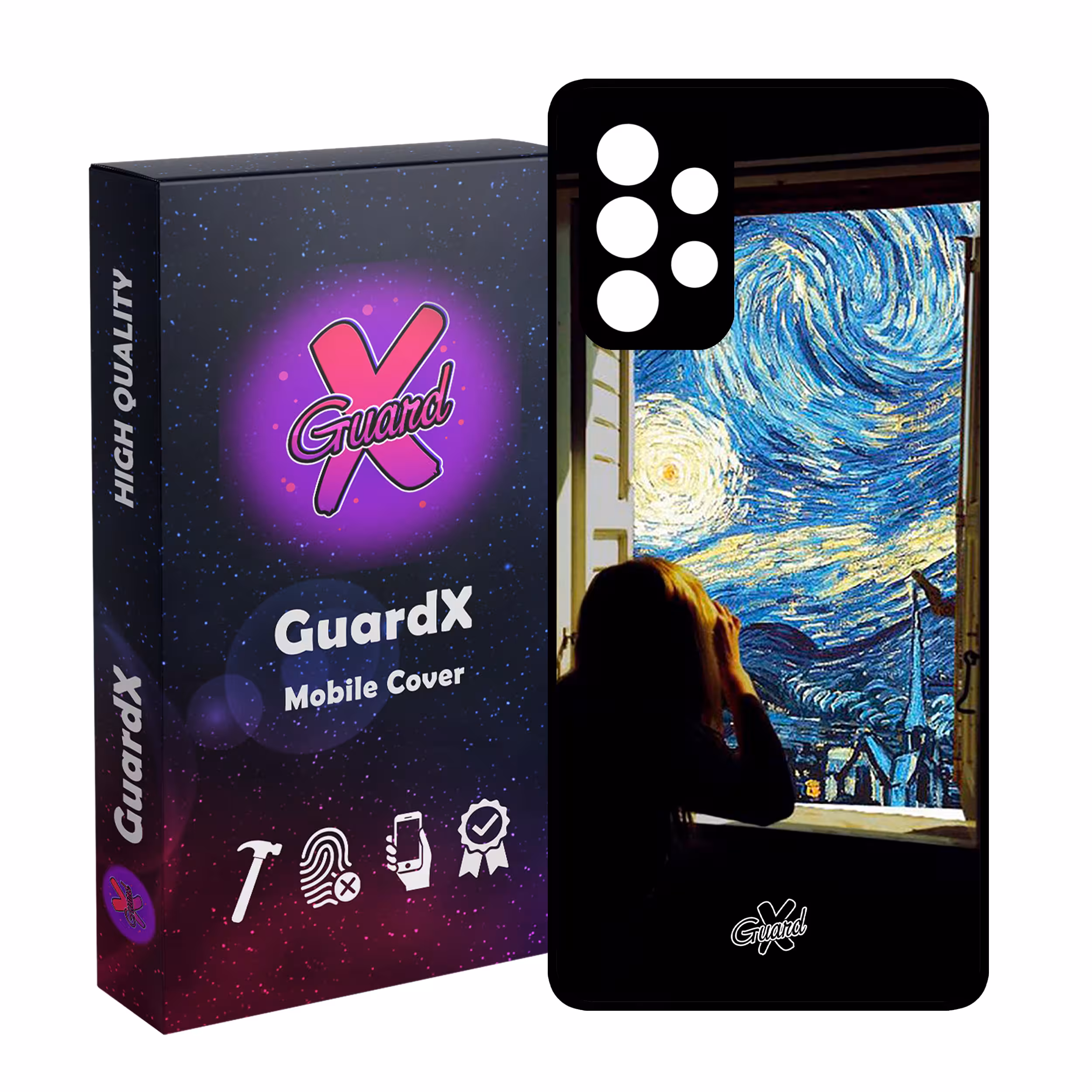کاور گارد ایکس طرح Art مدل Glass10268 مناسب برای گوشی موبایل سامسونگ Galaxy A32 4G