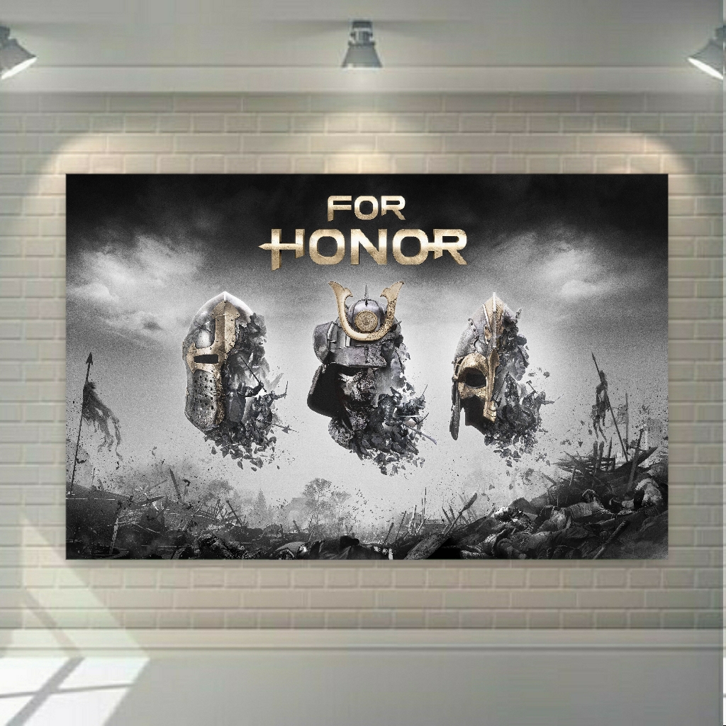 تابلو بوم طرح گیم پلی فور هانر For Honor Gameplay مدل SDB3207