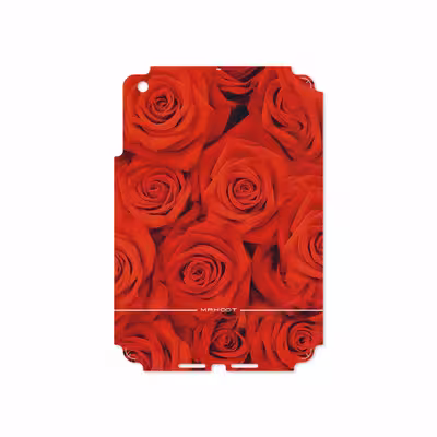 برچسب پوششی ماهوت مدل Red-Flower مناسب برای تبلت اپل iPad mini 2012 A1432