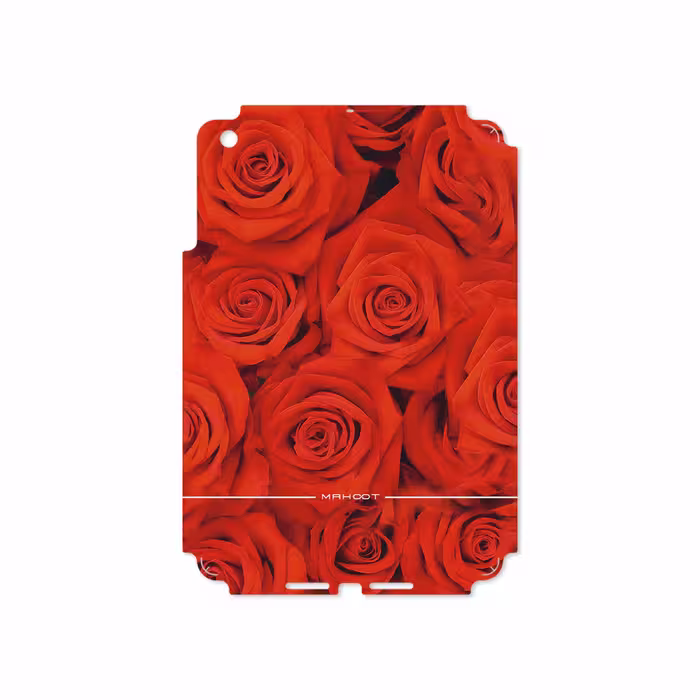 برچسب پوششی ماهوت مدل Red-Flower مناسب برای تبلت اپل iPad mini 2012 A1432