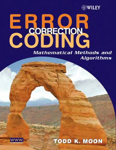 خرید و دانلود نسخه کامل کتاب Error correction coding: mathematical methods and algorithms