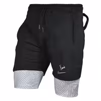 شلوارک کشاله دار نایک مدل PB-1410 طوسی روشن