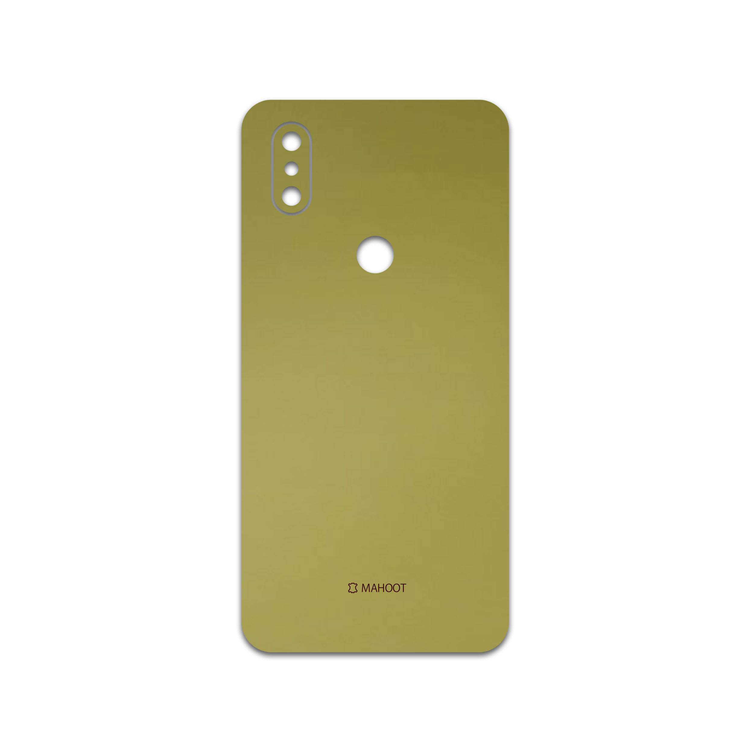 برچسب پوششی ماهوت مدل  Matte-Gold  مناسب برای گوشی موبایل شیائومی Mi Mix 3