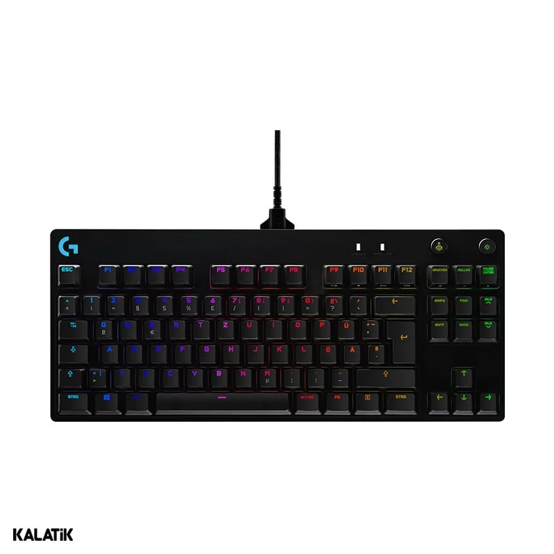 کیبورد گیمینگ با سیم لاجیتک مدل PRO