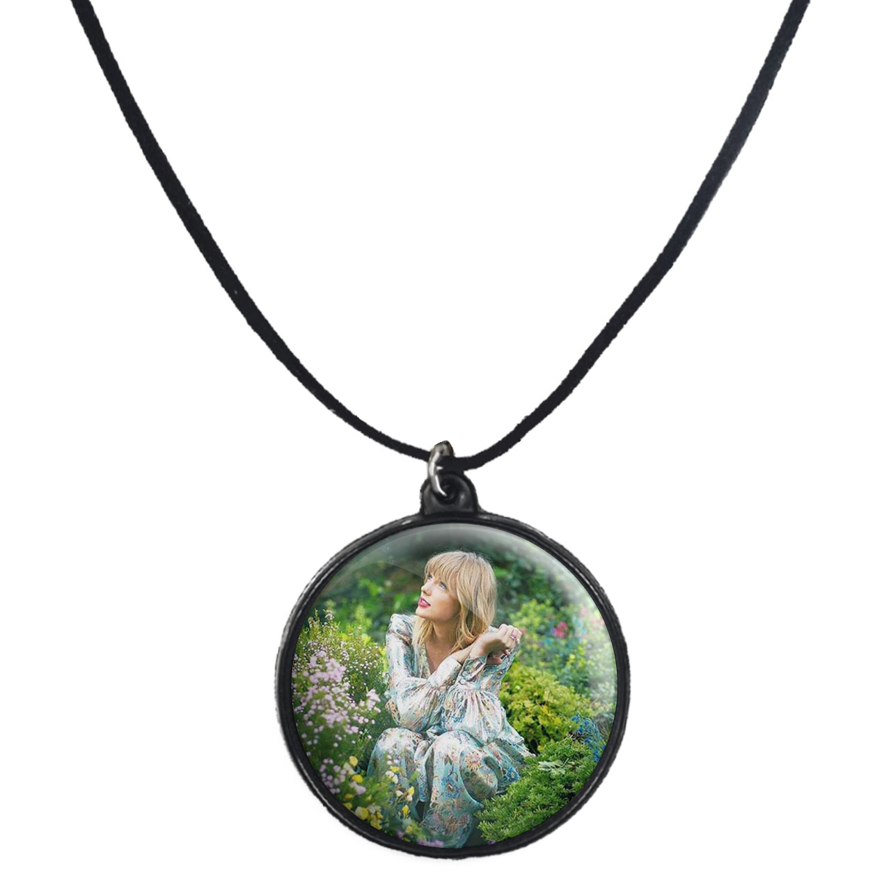 گردنبند پرمانه طرح تیلور سویفت کد pmb.2863 مدل دو طرفه