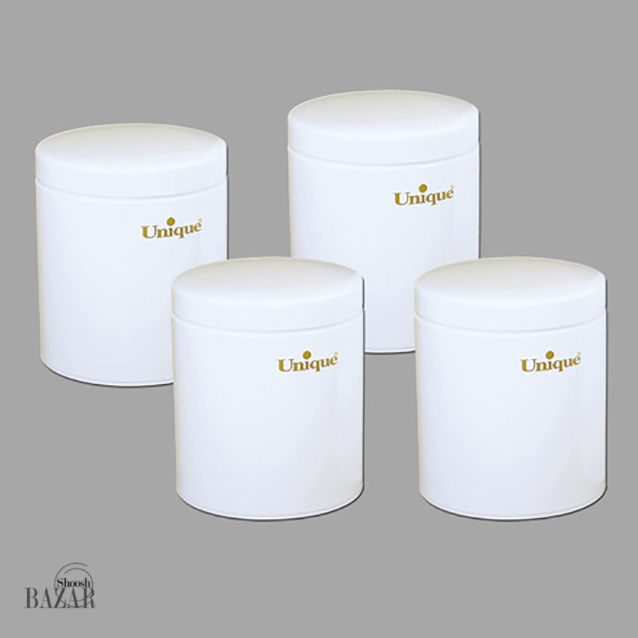 جا حبوبات 1.8 لیتر بدون پنجره سفید یونیک کد 4160