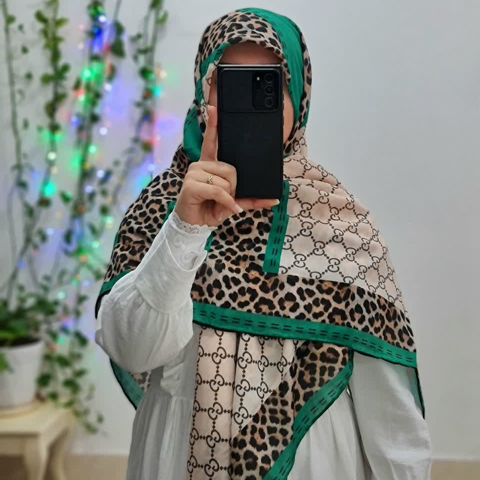 روسری نخی قواره بزرگ مجلسی