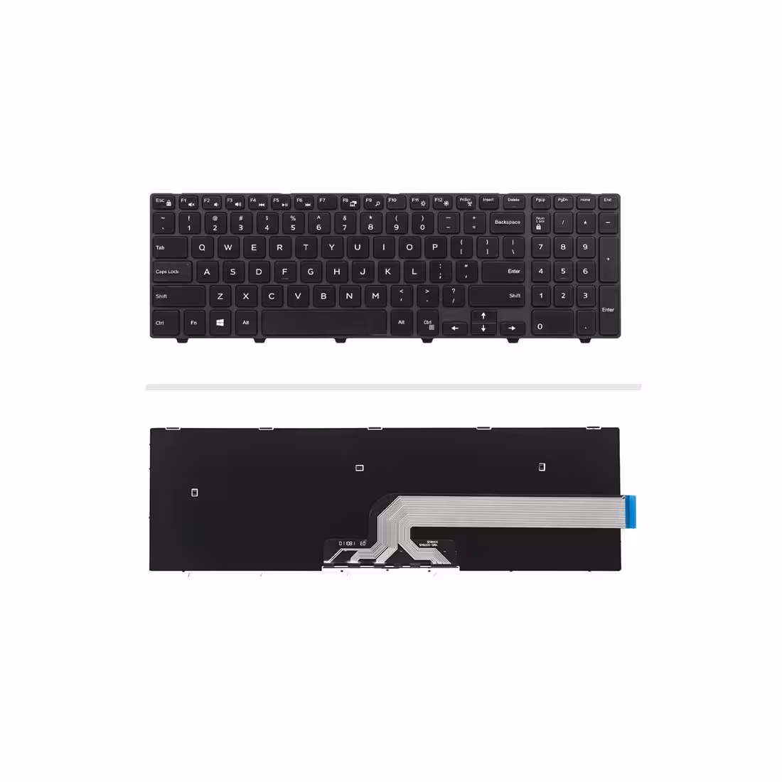 کیبورد لپ‌تاپ دل 3551 (inspiron | با فریم)