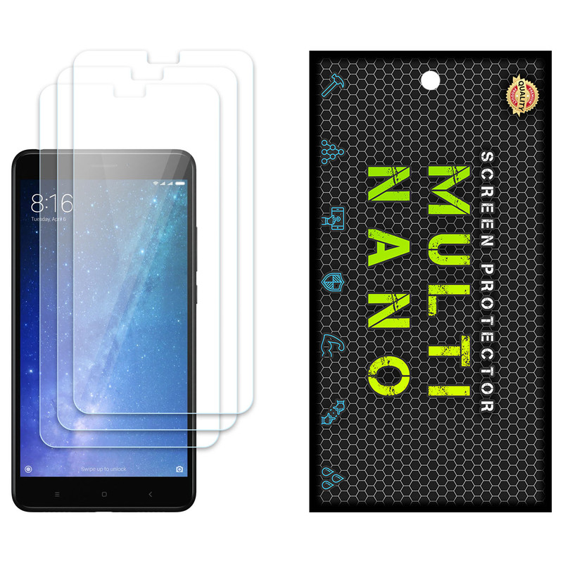 محافظ صفحه نمایش مولتی نانو مدل X-S3N مناسب برای گوشی موبایل شیائومی Mi Max 2 بسته سه عددی | کالا برتری