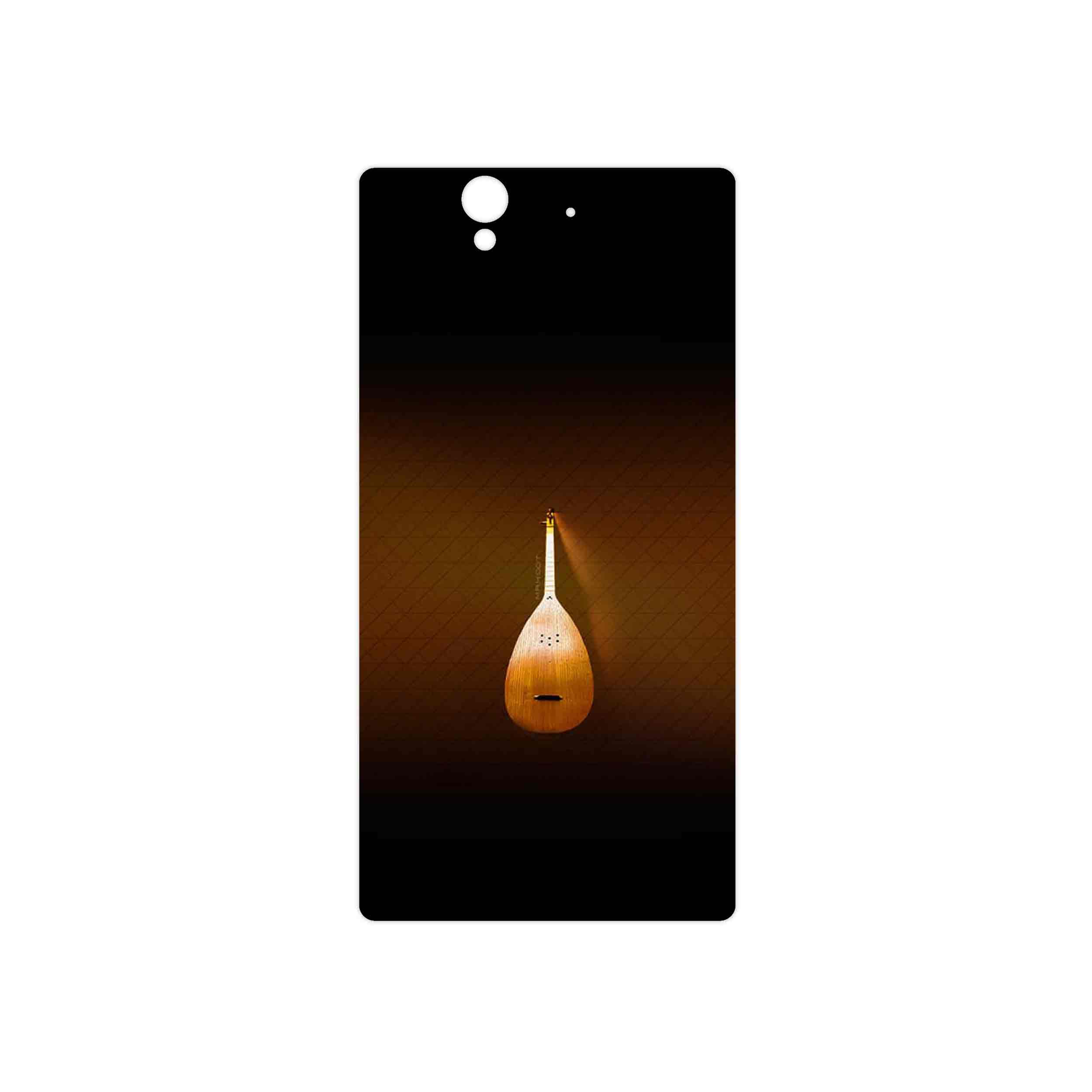 برچسب پوششی ماهوت مدل tambour مناسب برای گوشی موبایل سونی Xperia Z