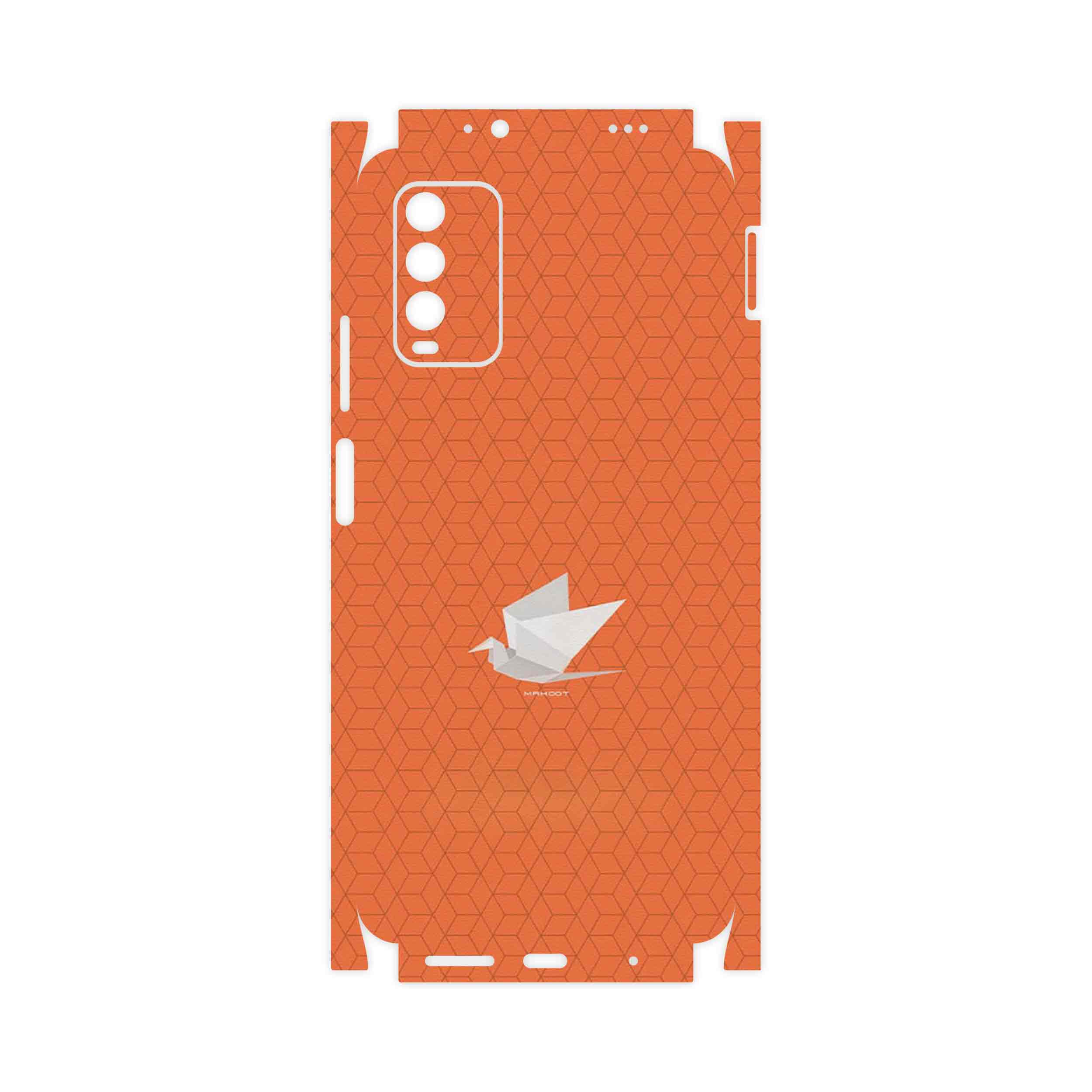 برچسب پوششی ماهوت مدل Minimalist origami bird-FullSkin مناسب برای گوشی موبایل شیائومی Redmi Note 9 4G