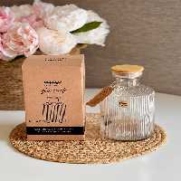بطری و تنگ آب درب چوبی 1.35 لیتری لیمون کد 2271