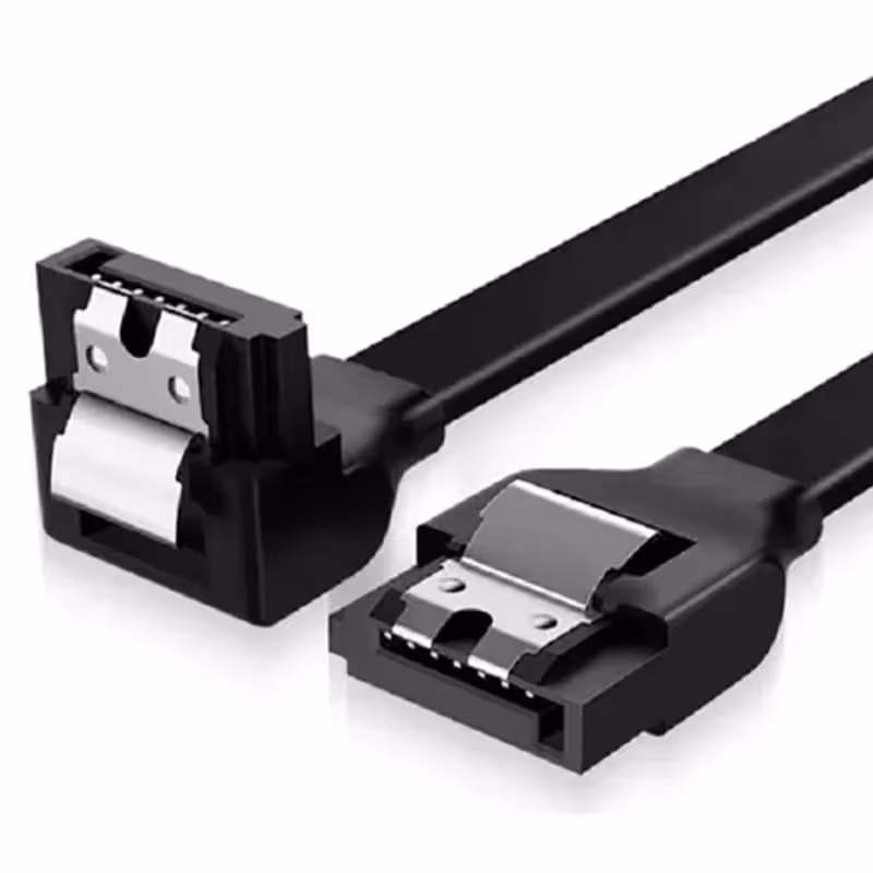 کابل دیتا ساتا SATA 3.0 قفل دار انزو مدل SD9040 طول 0.4 متر