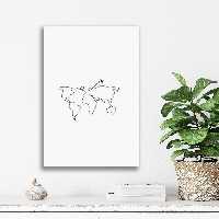 تابلو شاسی آتریسا مدل لاین ارت مینیمالAbstract Line