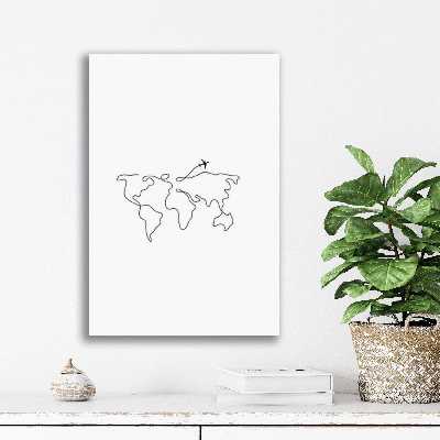 تابلو شاسی آتریسا مدل لاین ارت مینیمالAbstract Line