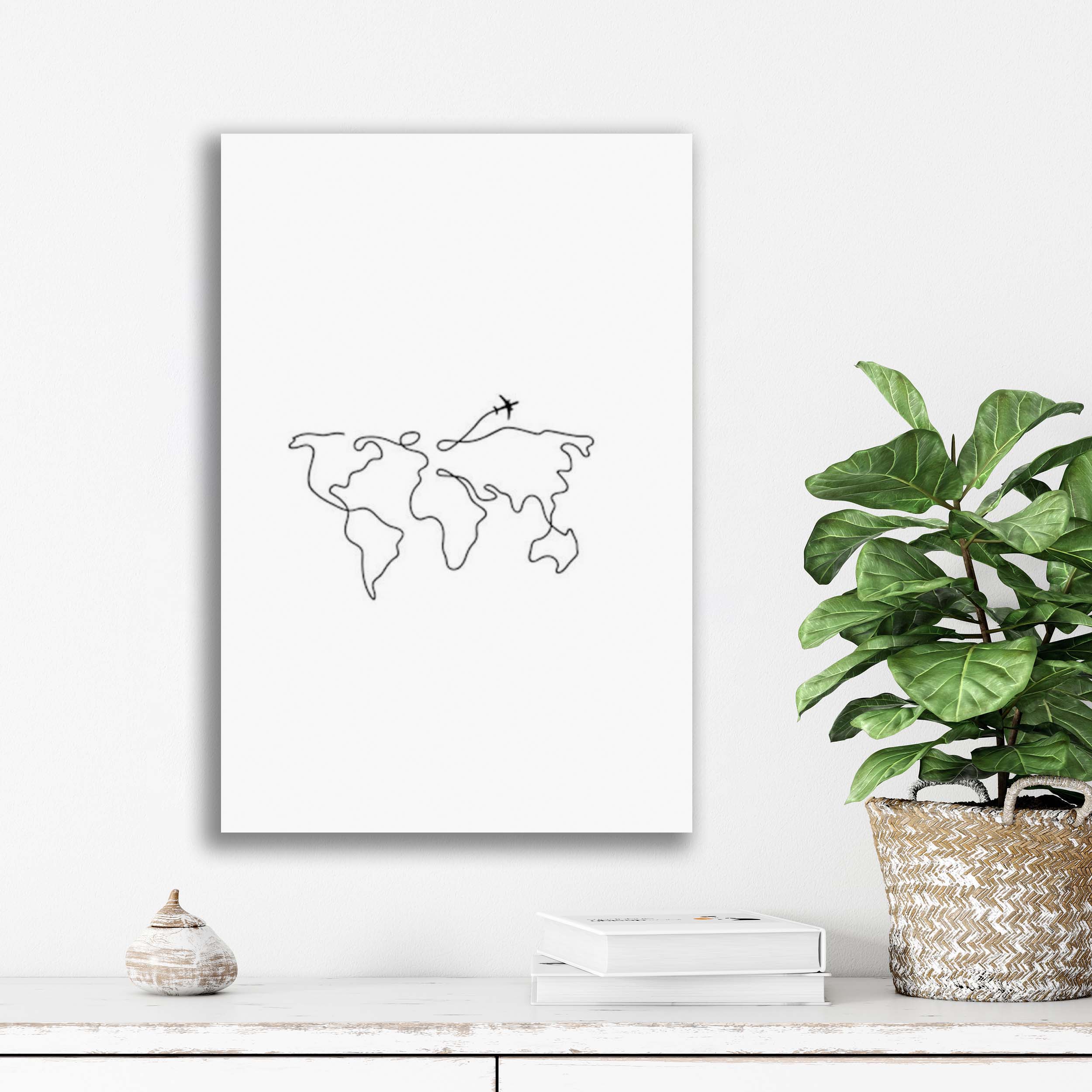 تابلو شاسی آتریسا مدل لاین ارت مینیمالAbstract Line