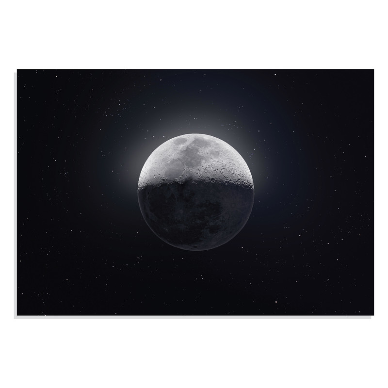 تابلو شاسی طرح ماه کامل Full Moon مدل NV0832 | دنیای قاب