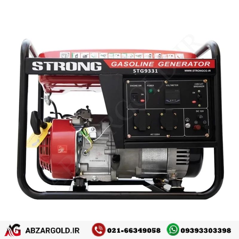 موتور برق بنزینی 3/1 کیلووات استرانگ مدل STG9331