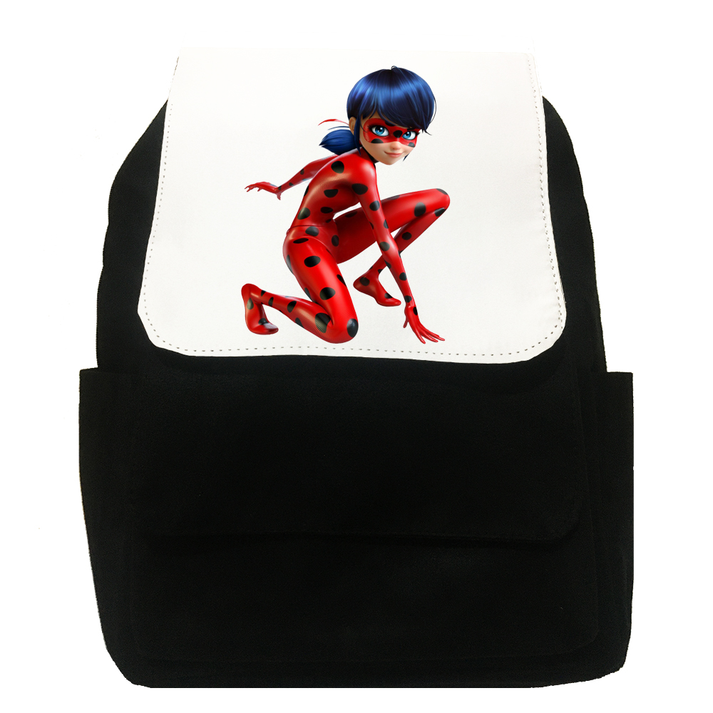 کوله پشتی طرح دختر کفشدوزکی کد pk6