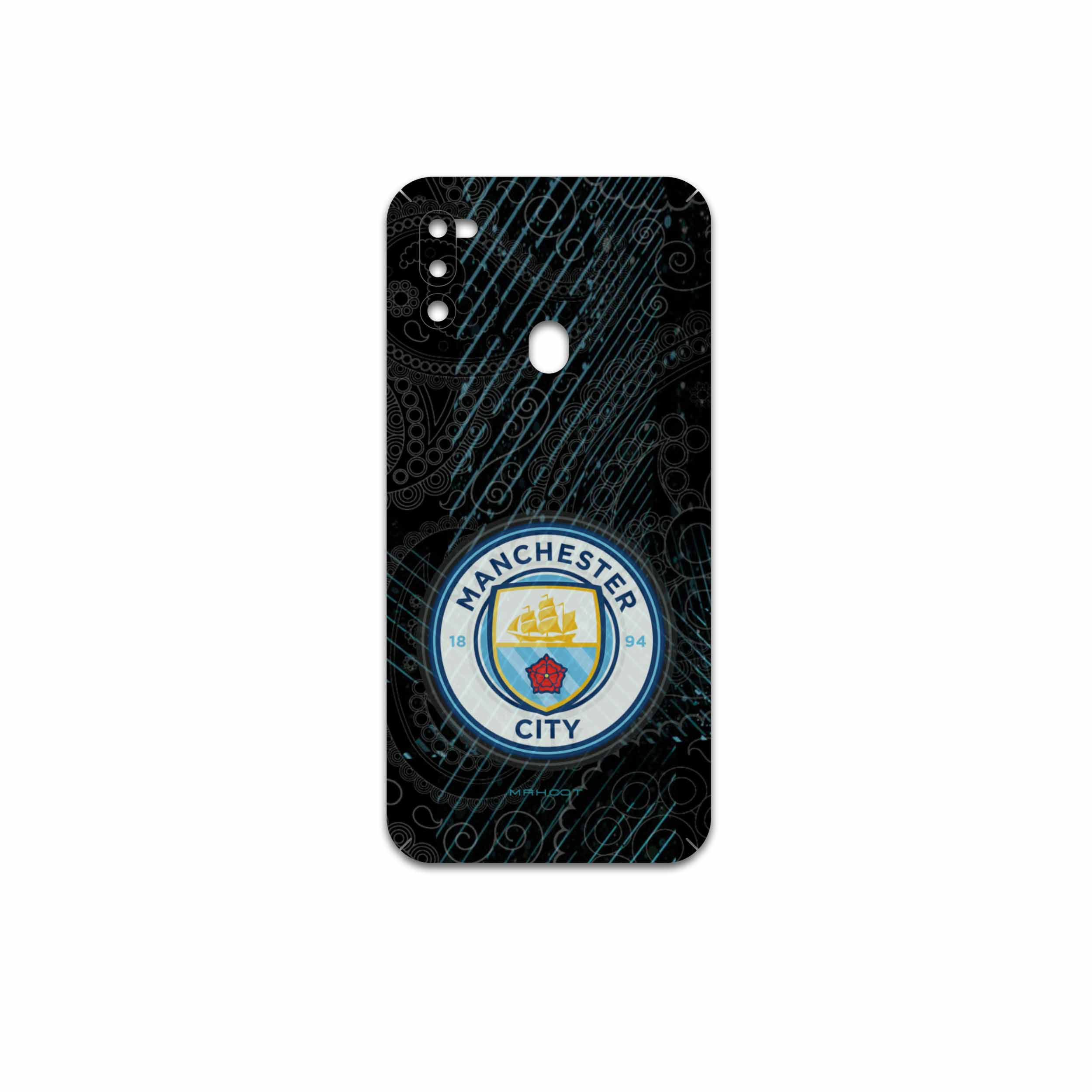 برچسب پوششی ماهوت مدل Manchester-City مناسب برای گوشی موبایل سامسونگ Galaxy M21 (2021) Edition