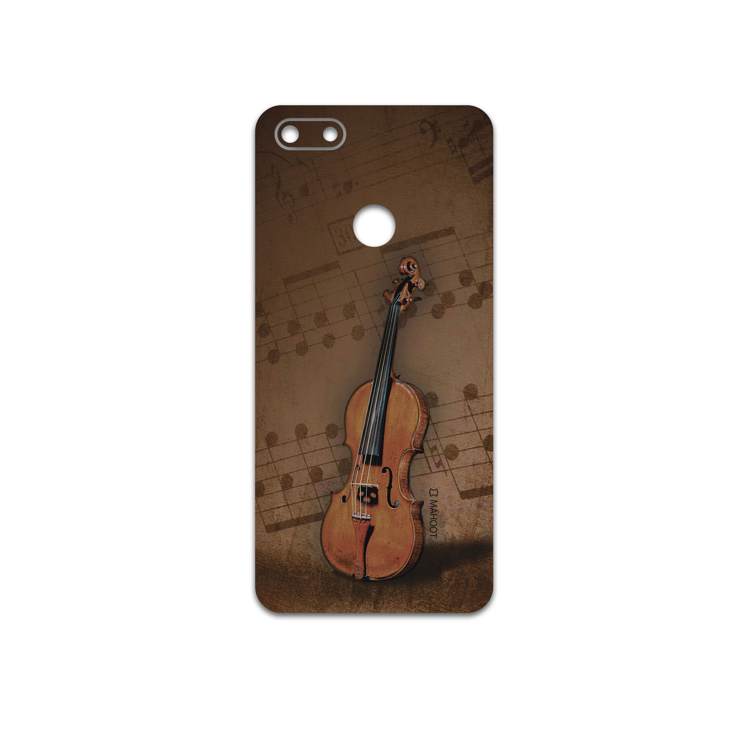 برچسب پوششی ماهوت مدل Violin-Instrument مناسب برای گوشی موبایل موتورولا Moto e6 Play