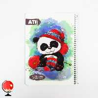 دفتر مشق 50 برگ سیمی طرح کاموا آتی