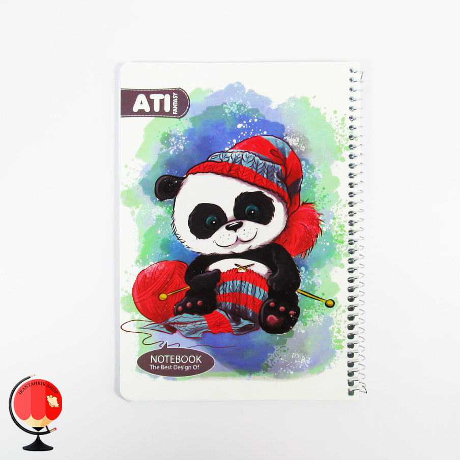 دفتر مشق 50 برگ سیمی طرح کاموا آتی