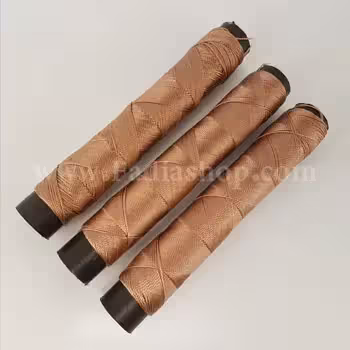 نخ چرم قهوه ای عبایی مات کمرنگ